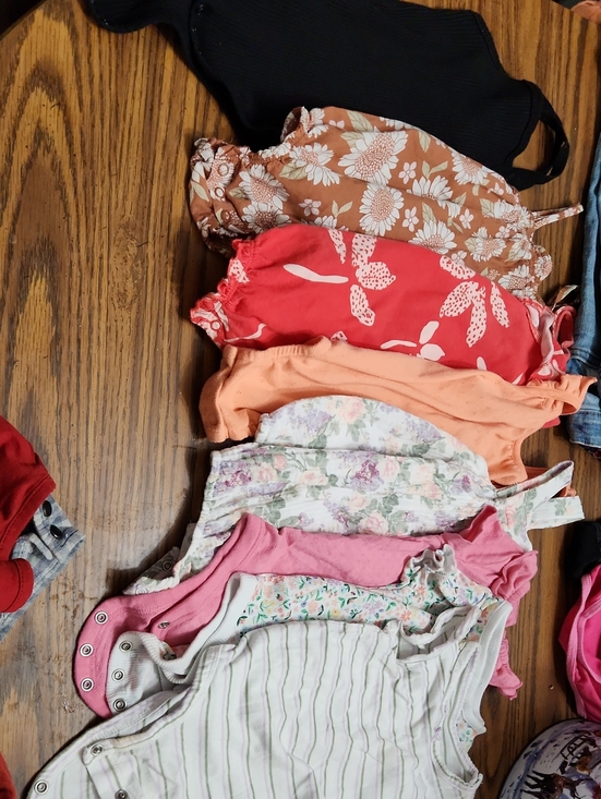 Shabby Chic Other - Shabby Chic Girls' Mixed Pink, Coral, Peach & Cream One-Piece Bodysuit Set